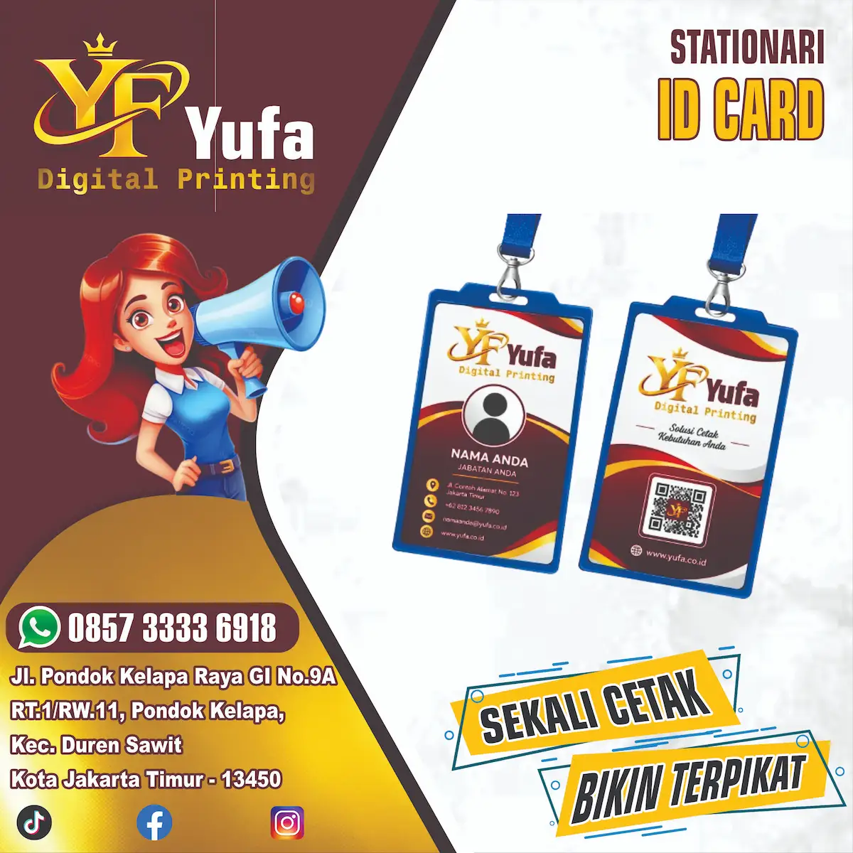 Stationary ID Card Yufa